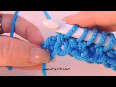 Tunisian Crochet: Honey Sweet Baby Blanket Part 1 of 3