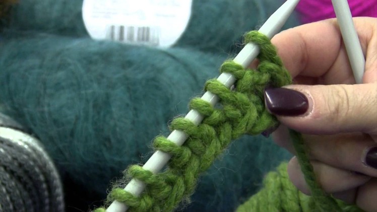 Tutorial 6 -  Knitting Instructions:  How to do the Rib Stitch