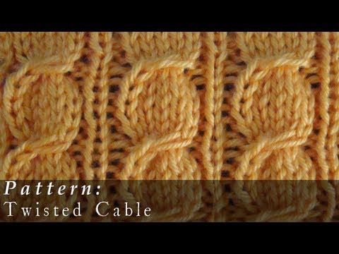 Twisted Cable  |  Knit  |  Pattern