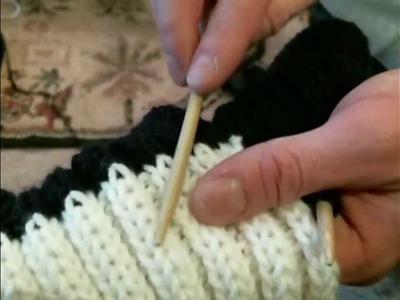 TygahTalk® Episode 1 - Join Two Knit Colors On a Row Without Wrong Side Stitches Showing