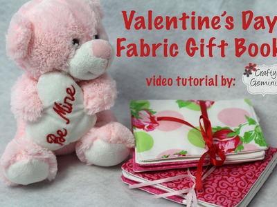 Valentine's Day Fabric Gift Book & Slice Giveaway- DIY Tutorial