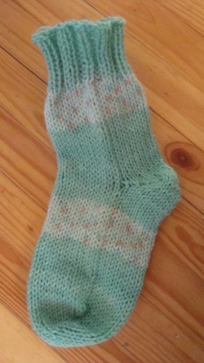 Вяжем носки на двух спицах без шва. Мастер-класс  How to make. Knitting socks.