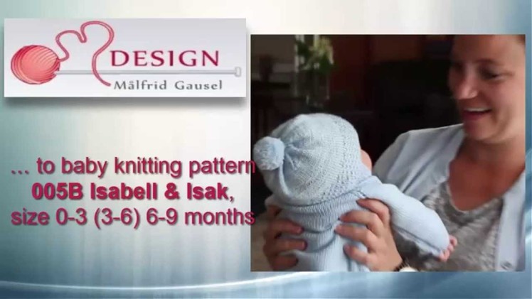 005B Isabell and Isak - Baby knitting patterns - Design Maalfrid Gausel