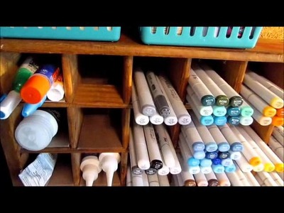 Craft room Organizations COPIC Markers