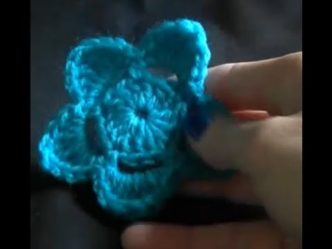 Crochet a flower Tutorial