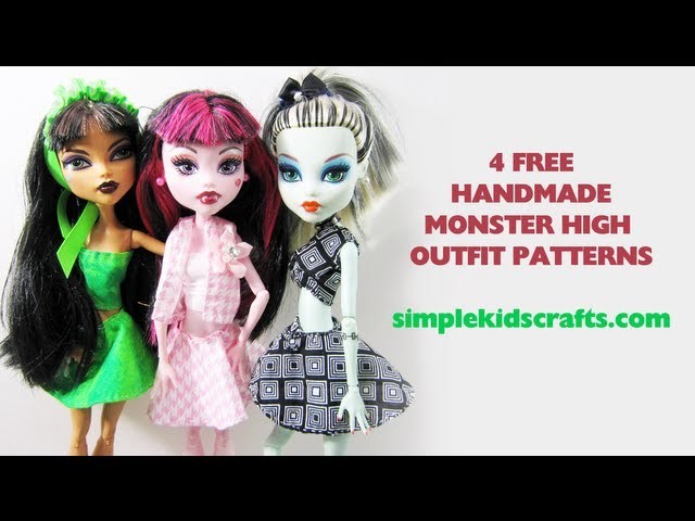Design clothing for your Monster High Doll - Doll Crafts