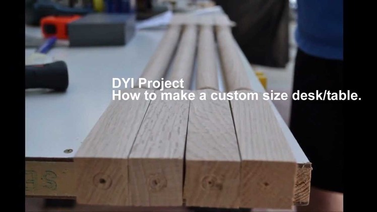 DIY: How to make a custom size table