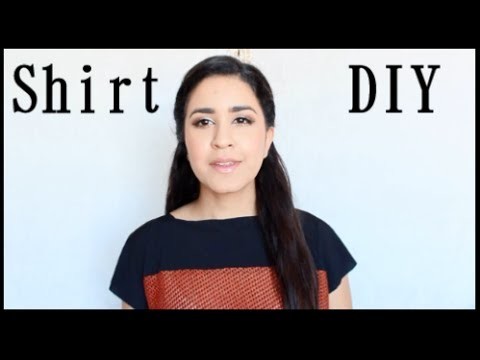 DIY: How to: Two Toned Blouse.Shirt