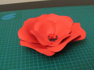 DIY - Poppy flower made ​​of paper