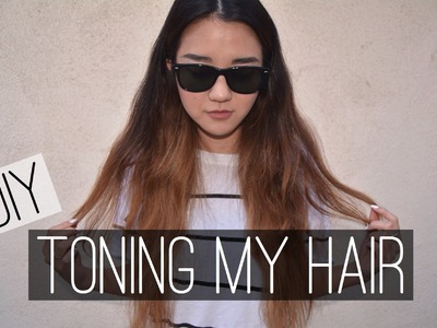DIY: Toning My Hair | How to Remove Brass Tones