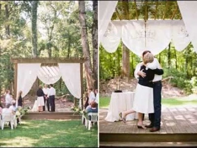 DIY Wedding vow renewal decorating ideas