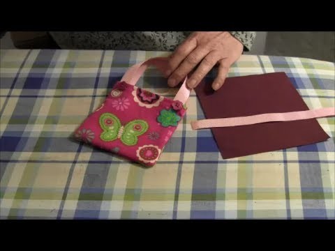 Doll Tote Bag (American Girl Doll) - How to make a doll tote bag.