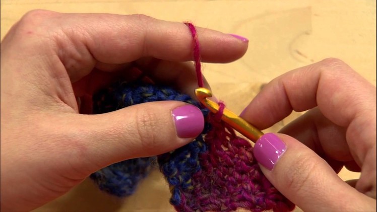 Entrelac Scarf Pattern -- Crochet Tutorial