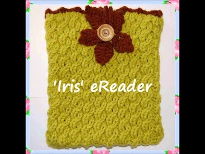 EReader Cosy Holder Bag Case to fit IPAD Cable Lace Edging Knitting Pattern