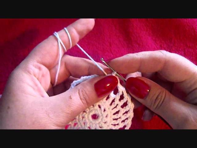 Häkeln Tischdeckchen Teil 1. crochet tablecloth part 1