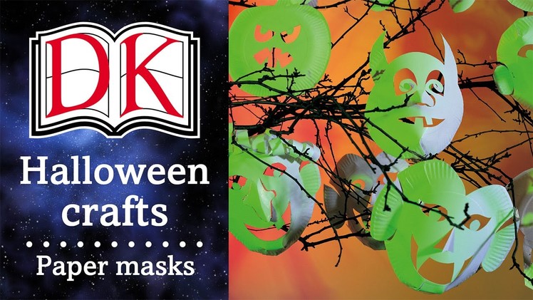 Halloween Crafts: Paper Plate Masks