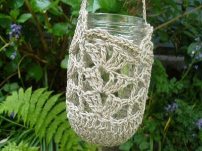 How to crochet a mason jar cover by Create Crochet