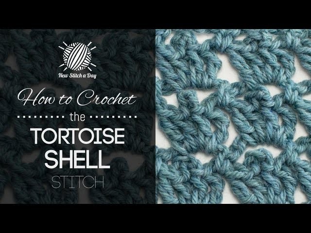 How to Crochet The Tortoise Shell Stitch