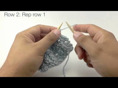 How to Knit the Mock Rib Check Stitch (English Style)