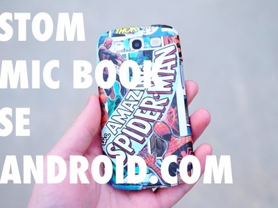 How to make a custom comic book case for your Android phone [DIY]