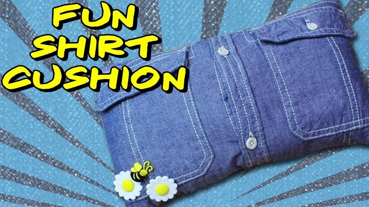 How To Make A Fun Shirt Cushion | Craft Ideas For Children