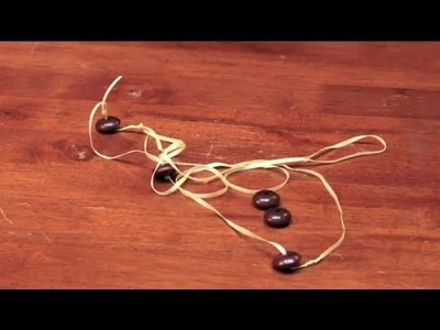 How to Make a Ribbon & Bead Curtain : DIY Crafts