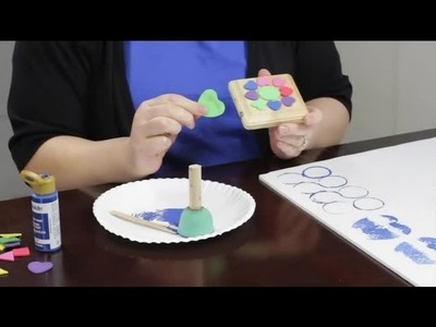How to Make a Stamp for Paint Effects : Craft Projects With Paint