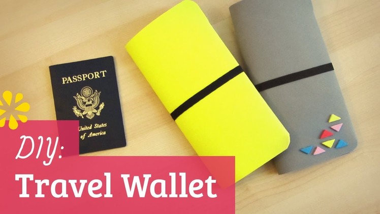 How to Make a Travel Wallet