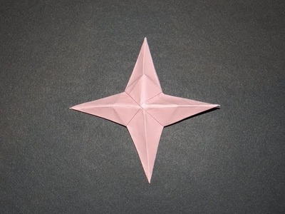 How To Make An Origami Four Pointed Star