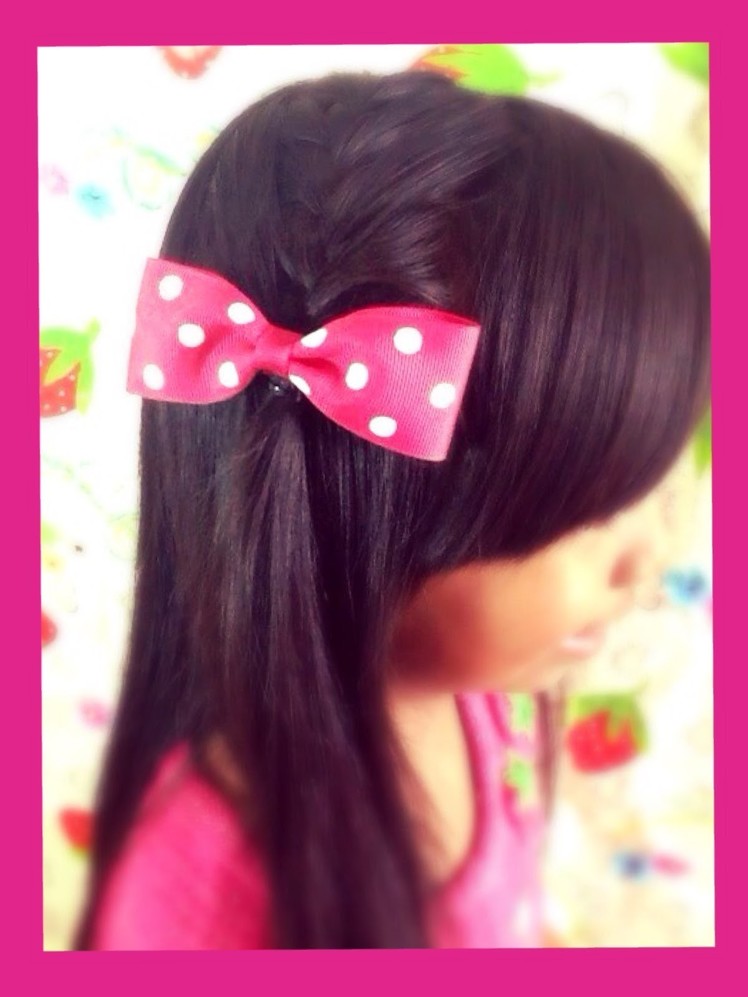 How to Make Easy and Simple Cute Hairbow for Kids