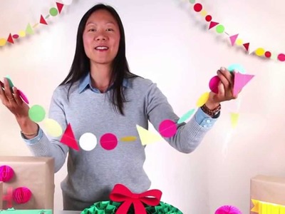 How to make your own DIY paper garland