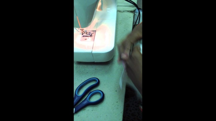 How to sew a triple stitch seam finish
