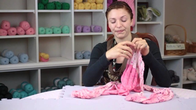 How to Shrink a Knit Scarf : Fiber Arts