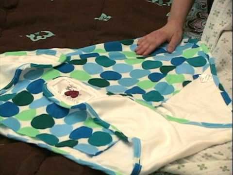 How to Swaddle a Baby : Swaddling Blankets