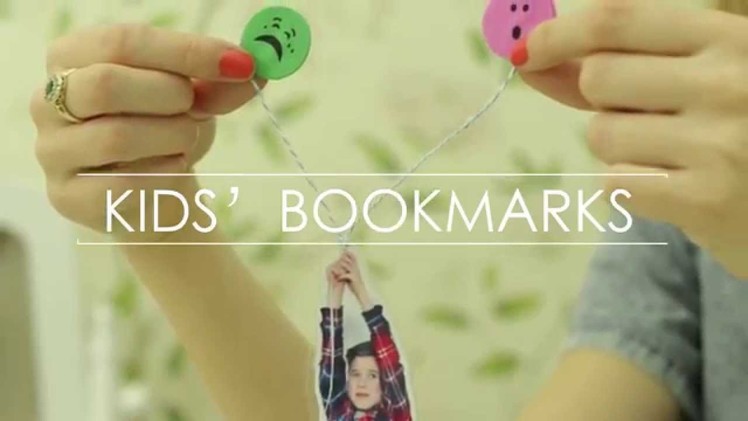 Kids craft: Picture bookmarks