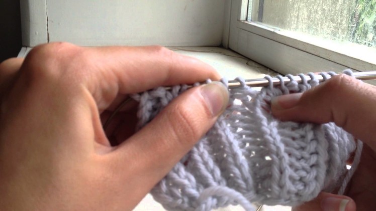 Knitting Below into a Decrease