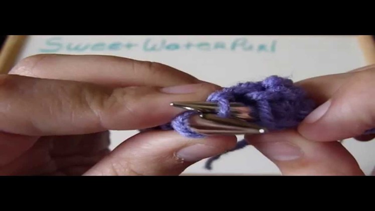 Knitting: English Method: Knit Stitch