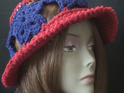 Left Hand Crochet - Crochet Liberty Hat - Left Hand Crochet Geek
