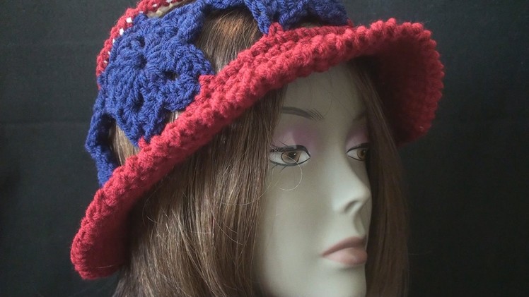 Left Hand Crochet - Crochet Liberty Hat - Left Hand Crochet Geek