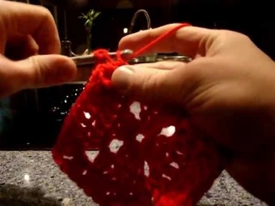 Left Hand: Crochet Granny Square Tutorial