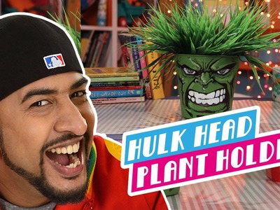 Mad Stuff With Rob - How To Make A Hulk Head Plant Holder | DIY Craft For Children