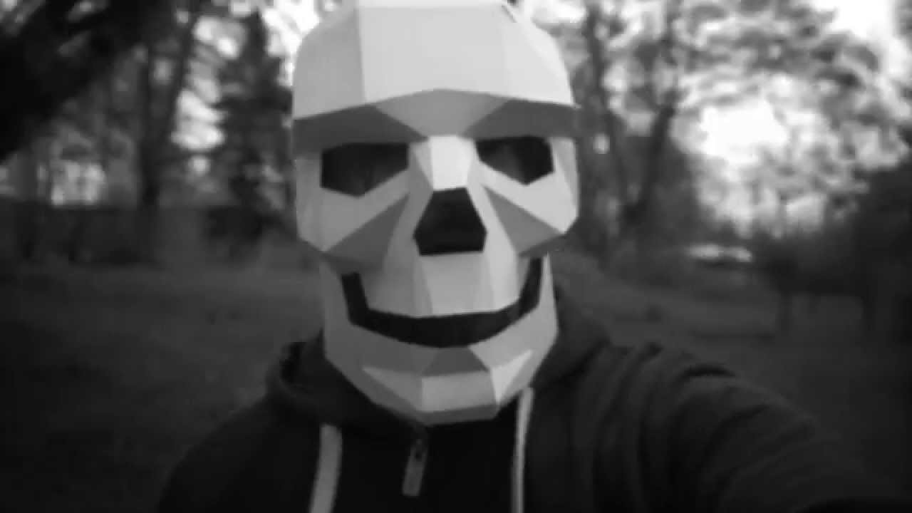 Made A Skeleton Diy Geometric Paper Masks By Steve Wintercroft