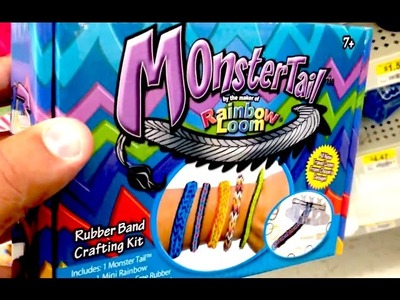 MONSTER TAIL by RAINBOW LOOM Rubber Band Craft Kit with Accessories PRODUCT REVIEW