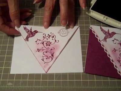 Scallop Lace Front Card Technique
