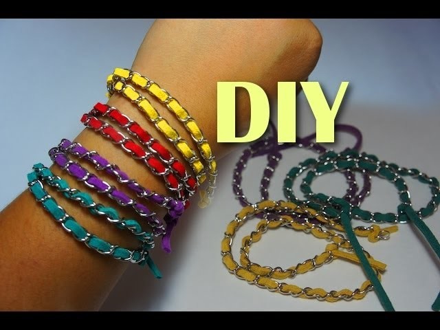 Style File - Chain Wrap Bracelets DIY