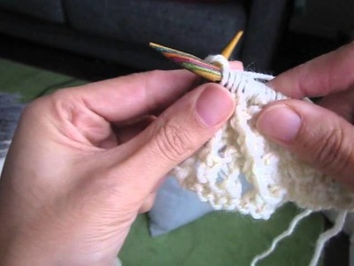 Train Track knitting stitch tutorial