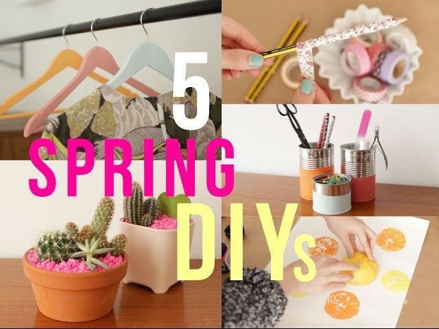 5 Easy Spring DIYs | essiebutton #SpringTrilogy