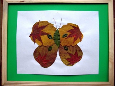 Art and Crafts for Kids: Creative ideas with dry leaves and flowers 1 (Butterflies)