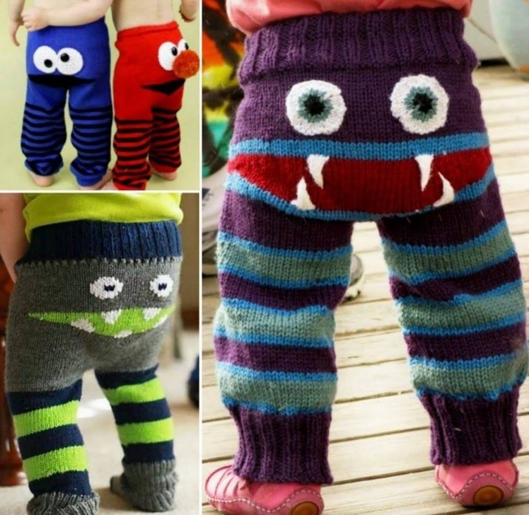 Baby pants knitting pattern