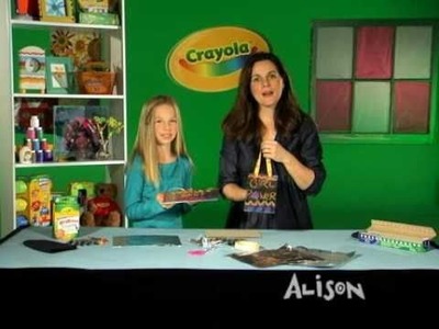 Crayola® Messages on Metal - Dry Erase Crayon Craft